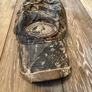 Camouflage Distressed Cap- Mossy Oak